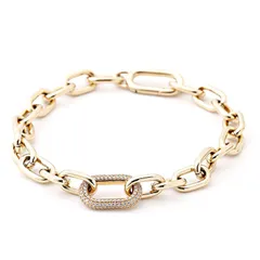 【新品】ダニエルウェリントン ブレスレット Crystal Link Bracelet aao-dw00400593 ゴールド 185mm レディース Daniel Wellingtonのサムネイル