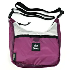 【新品】ワイルドシングス ショルダーバッグ メンズ レディース CORDURA SIL 2WAY SHOULDER パープル ホワイト WT-380-3832-PURPLE-WHITE WILD THINGSのサムネイル