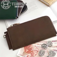 【新品 定価19,800円】タイドウェイ TIDEWAY スリム財布 長財布 ロングウォレット Niks ZIP WALLET 軽量 薄型 男女兼用 ユニセックスのサムネイル