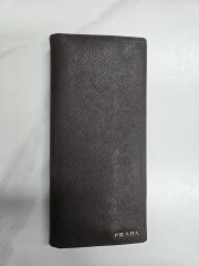 極美品 箱付き PRADA プラダ 長財布 レザー ロゴグラム ブラウン 希少