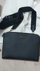 PRADA プラダ サフィアーノ クロス アンド クラッチバッグ ウィークエンド割引のサムネイル