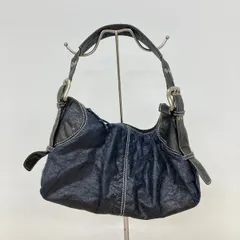 MICHEL KLEIN/ミッシェルクラン ハンドバッグ ネイビー×ブラック系 ステッチ デザイン レディース 鞄/手提げ[OA04784]のサムネイル