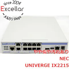 [bn:10] NEC　VPN対応高速アクセスルータ UNIVERGE IX2215 BE110711　ゴム足なしのサムネイル