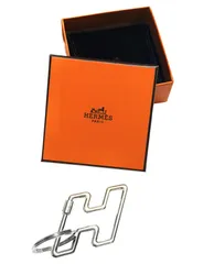 超美品◆本物◆HERMESエルメスHトゥ・スピード・キーリング・バッグチャーム・バッグパーツ・ シルバーユニセックスのサムネイル