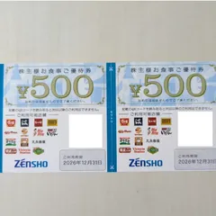 ゼンショー　株主優待のサムネイル