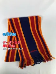 adidas アディダス マフラー ボーダー柄 フリンジ メンズ レディースのサムネイル