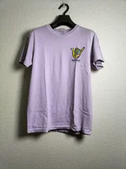 COMFORT COLORS / コンフォートカラーズ THE HANGOUT シャカサイン 両面プリントTシャツ ライトパープル S 古着のサムネイル