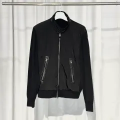 25SS TOM FORD トムフォード フロントハリントンジャケット ニット ジップアップ ジャケットのサムネイル