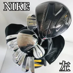 【保証付】豪華 13本 レフティ 左利き NIKE ナイキ Callaway キャロウェイ ゴルフクラブ フルセット ゴルフセット クラブセット メンズ 初心者 入門  パター付 安価　86Y-78のサムネイル