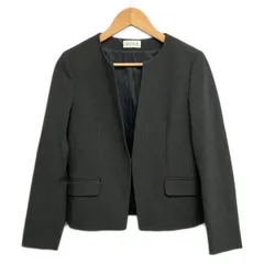 PLS+T(PLST)(プラステ) ジャケット サイズM レディース美品  - グレー 長袖/秋/冬のサムネイル