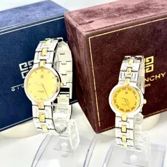 【ペアウォッチ/箱付/新品電池】GIVENCHY ジバンシー 12Pダイヤ メンズ レディース 腕時計のサムネイル