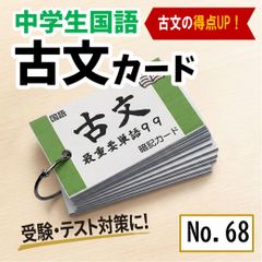 中学受験 国語・算数・理科・社会 暗記カードセット 中学入試対策 中学