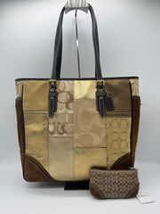 COACH コーチ トートバッグ パッチワーク 9499 Y2K A4 - メルカリ