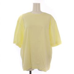 세오리랏쿠스 theory luxe 23SS SOPHIA JERSEY EVA 소피아 저지 에바 T 셔츠 컷 소 반팔 크루 넥 무지 스트레치 38 노란 옐로우 /BB