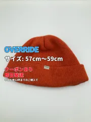 OVERRIDE オーバーライド ニットキャップ/ビーニー 57cm～59cm オレンジ メンズ レディースのサムネイル