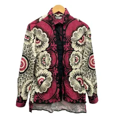 VALENTINO(バレンチノ) 長袖シャツブラウス サイズ42 L レディース - ピンク×黒×アイボリーのサムネイル