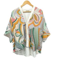 EMILIO PUCCI ピンク カーディガン シルクXS 未使用 - メルカリ