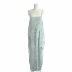 ダブルスタンダードクロージング ダブスタ DOUBLE STANDARD CLOTHING ワンピース コーデュロイ 36 水色 ライトブルー ロング丈 バックスリット /APのサムネイル