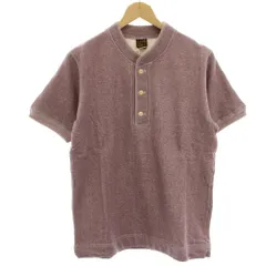 アボンタージ A VONTADE タグ付き カットソー Tシャツ ヘンリーネック 半袖 裏毛 S 紫 パープル VTD-0327 /HNのサムネイル