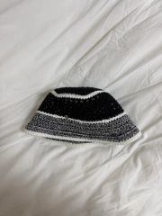 SOLARIS&Co. CROCHET HAT クロシェハット 黒 ブラック - メルカリ