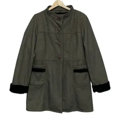 COURREGES(クレージュ) コート サイズ38 M レディース美品  - グレー 長袖/冬のサムネイル