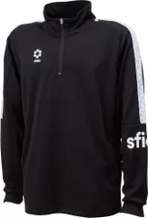 スフィーダ sfida フットサル BP ウォームアップハーフジップトップ JR ジュニア キッズ 子供 ウォームアップウェア 吸汗 速乾 保湿 ファスナー HEX BEASTライン ジャージ  SA21813JR BLK ブラックのサムネイル