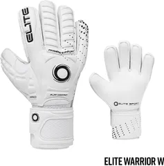 スフィーダ sfida サッカー ELITE WARRIOR W キーパーグローブ ゴールキーパー グリップ力 耐久性 フィンガープロテクション ジュニア 練習 試合 フィンガーサポート ELG24805 WHT WHITEのサムネイル