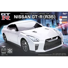 【未開封】 NISSAN GT-R(R35) ホワイト ラジコン 27MHz FULL FUNCTION ピーナッツ・クラブのサムネイル