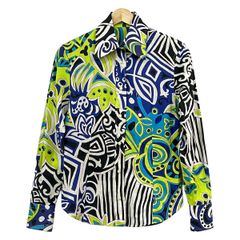 BALENCIAGA(バレンシアガ) 長袖セーター サイズXS メンズ美品  - 583085 黒×イエローグリーン BALENCIAGA(バレンシアガ) 長袖セーター サイズXS メンズ美品 - 583085