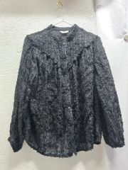 MOSAIQUE の 7分袖 スキッパーシャツ ライトパープル - メルカリ