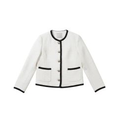 NOLLEY'S sophi ウォッシャブルギマメッシュパイピングジャケット