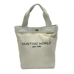 HUNTING WORLD(ハンティングワールド) トートバッグ - ライトグレー ミニバッグ/BORNEO CONSERVATION TRUST コットンのサムネイル