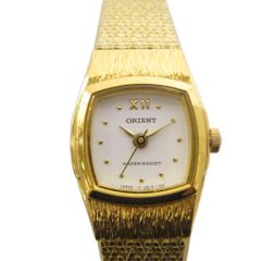 ORIENT QUARTZ 腕時計 ゴールドカラー - メルカリ