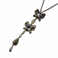 ミハエルネグリン Michal Negrin ネックレス 蝶 チェーン ゴールド色 黒 ブラック /AN66のサムネイル