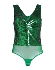 エリザベッタフランキ レディース トップス シャツ ELISABETTA FRANCHI ボディスーツ トップス Green グリーンのサムネイル
