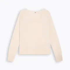 リーバイス レディース アウター カーディガン Vネック ニット Levis Womens Petal VNeck 14 Zip Knitted Top White Swan ホワイトのサムネイル