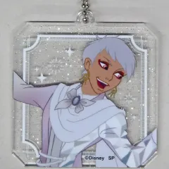 【中古】キーホルダー カリム・アルアジーム 「ディズニー ツイステッドワンダーランド Disney100 プラチナジャケットアートフェア アクリルキーホルダーコレクション D100 vol.2」のサムネイル