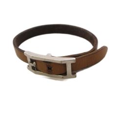 HERMES エルメス アピ3 レザー ロング ブレスレット ブラウン 2136