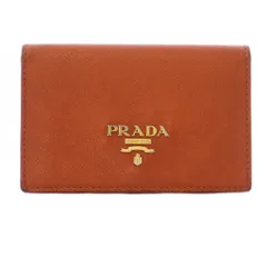 プラダ PRADA カードケース 名刺入れ レザー ブラウン /BM ■OHのサムネイル