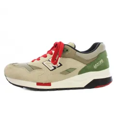 ニューバランス NEW BALANCE CM1600GR 1600 Tan Green スニーカー スエード US9.5 ベージュ 緑 グリーン /TKのサムネイル