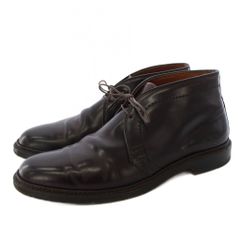 オールデン ユナイテッドアローズ別注 チャッカブーツ レザー 8.5 茶 オールデン ALDEN UNITED ARROWS ユナイテッドアローズ別注 チャッカ