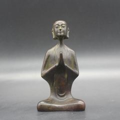 仏教美術 古銅塗金 チベット仏 仏像 置物 V 7955 - メルカリ