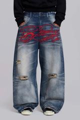 完売jaded london Dirty Colossus Jeans w28 - メルカリ
