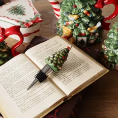 稀少 未使用 SPODE スポード クリスマスツリー ワインストッパーのサムネイル
