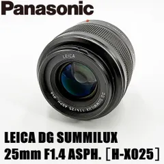 パナソニック Panasonic LEICA DG SUMMILUX 25mm F1.4 ASPH. ［H-X025］ マイクロフォーサーズマウント系 単焦点 レンズ カメラ 中古のサムネイル