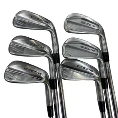 【中古】 コブラ KING FORGED CB/MB(シルバー)(2023) 6S アイアンセット IR Dynamic Gold EX TOUR ISSUE (フレックスS) メンズ 男性用 右利き 右用 Cランク ゴルフクラブのサムネイル
