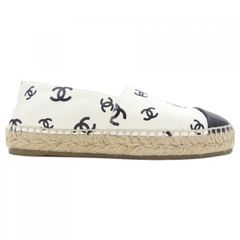 新品】CHANEL ココマーク キャンバス エスパドリーユ フラットシューズ