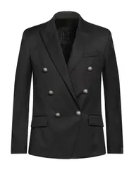 バルマン メンズ アウター ジャケット・ブルゾン BALMAIN Black ブラックのサムネイル