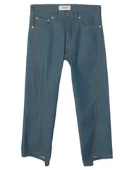 ランバン メンズ ボトムス デニムパンツ ストレートレッグ LANVIN Blue ブルーのサムネイル