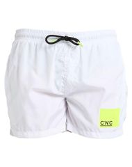 Costume National Men's Swimwear Half Pants/Shorts - White
